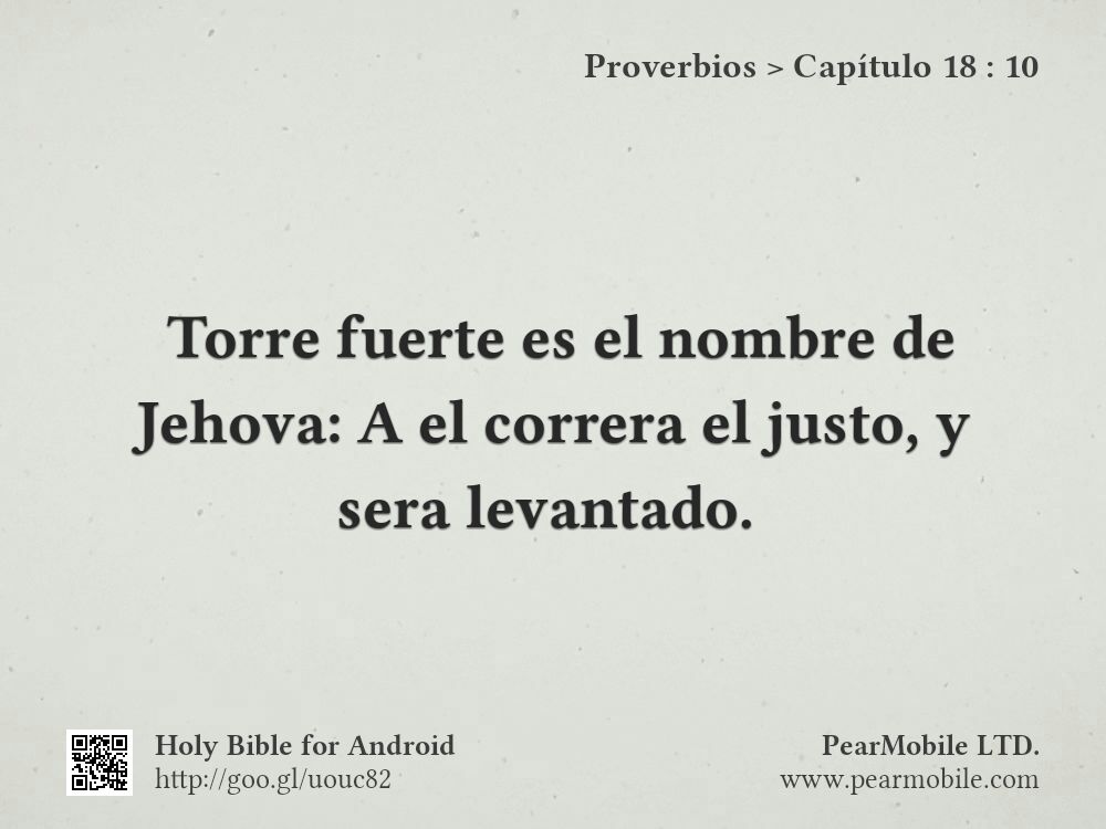 Proverbios, Capítulo 18:10